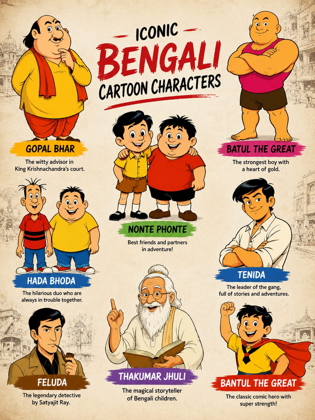 Bengali Cartoon Characters